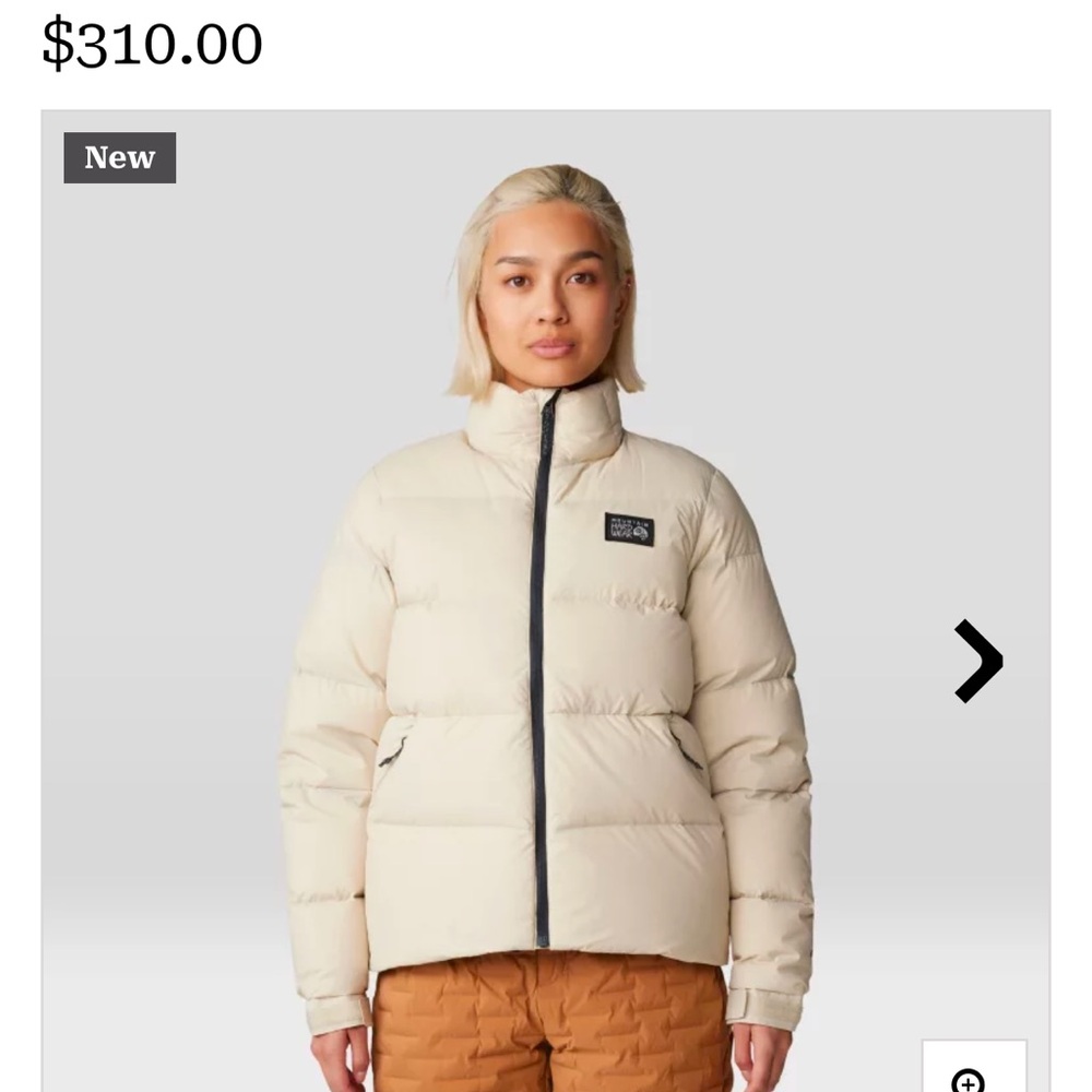 Mountain hardwear Nevadan women’s puffer down jacket